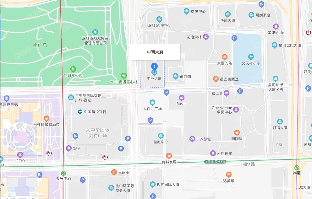 中洲大廈，福崗園二期-均價340元/平